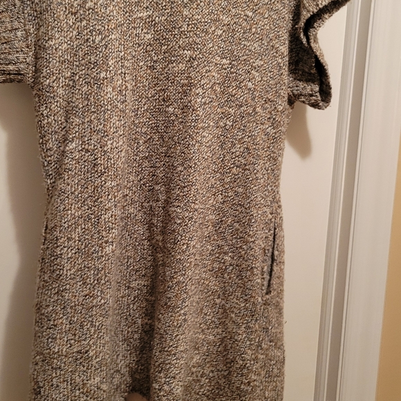 Susan Bristol  Brown and Cream Short Sleeve  Cardigan Sweater Size XL - Picture 6 of 12